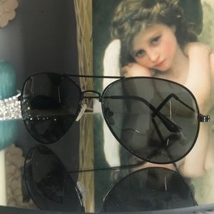 Unisex oversized double bar Avaitor